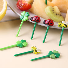 Load image into Gallery viewer, 8/12Pcs Lunch Box Fruit Picks Mini Creative Fruit Cake Dessert Food Forks Kids Snack Decoration Forks Bento Salad Decoration Accessories Cake Picks Toothpick