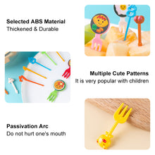 Load image into Gallery viewer, 10pcs Lunch Box Fruit Picks Mini Creative Fruit Cake Dessert Food Forks Kids Snack Decoration Forks Bento Salad Decoration Accessories Cake Picks Toothpick