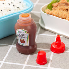 Load image into Gallery viewer, Mini Sauce Bottle Refillable Ketchup Honey Salad Containers Squeeze Bottles Portable Sauce Jars Lunch Box Dispensers Bento Accessories