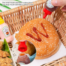 Load image into Gallery viewer, Mini Sauce Bottle Refillable Ketchup Honey Salad Containers Squeeze Bottles Portable Sauce Jars Lunch Box Dispensers Bento Accessories