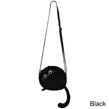 Load image into Gallery viewer, Metoo Black White Cat Sling Bag Cute Plush Phone Bag Girls Plush Mini Bag Coins Purse Birthday Gifts Crossbody Bag