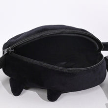 Load image into Gallery viewer, Metoo Black White Cat Sling Bag Cute Plush Phone Bag Girls Plush Mini Bag Coins Purse Birthday Gifts Crossbody Bag