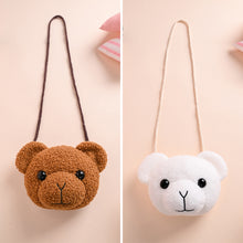 Load image into Gallery viewer, Metoo Plush Bear Sling Bag Cute Plush Phone Bag Girls Plush Mini Bag Coins Purse Birthday Gifts Crossbody Bag