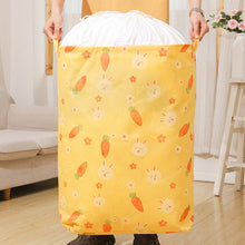 Load image into Gallery viewer, 100L Folding Laundry Basket Round Storage Bin Drawstring Bag Large Hamper Collapsible Clothes Toy Basket Bucket Organizer