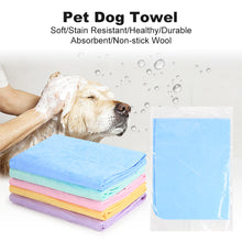 Load image into Gallery viewer, Pet Towel Quick Dry Dog Towel Bath Robe PVA Absorbent Cat Bath Towel Convenient Pet Cleaning Washcloth Pet Accessories