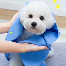 Load image into Gallery viewer, Pet Towel Quick Dry Dog Towel Bath Robe PVA Absorbent Cat Bath Towel Convenient Pet Cleaning Washcloth Pet Accessories