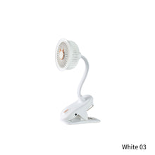 Load image into Gallery viewer, Portable Mini Hand Clip Fan USB Rechargeable Quiet Desktop Electric Fan High Quality Student Dormitory Small Cooling Fan
