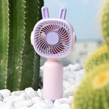 Load image into Gallery viewer, Handheld Mini Fan Portable Desktop USB Charging Fan One Putton Switch Summer Cooling Fan for Home Outdoor