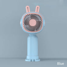 Load image into Gallery viewer, Handheld Mini Fan Portable Desktop USB Charging Fan One Putton Switch Summer Cooling Fan for Home Outdoor