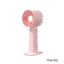 Load image into Gallery viewer, Handheld Mini Fan Portable Desktop USB Charging Fan 3 Speeds Adujustable Summer Cooling Fan for Home Outdoor