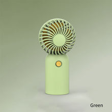 Load image into Gallery viewer, Portable Handheld Fan Office Desktop USB Rechargeable Quiet Small Electric Fan Student Dormitory Air Cooling Fan