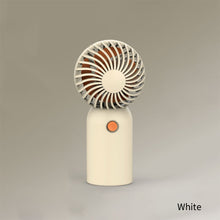 Load image into Gallery viewer, Portable Handheld Fan Office Desktop USB Rechargeable Quiet Small Electric Fan Student Dormitory Air Cooling Fan