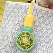 Load image into Gallery viewer, Portable Handheld Fan Office Desktop USB Rechargeable Quiet Small Electric Fan Student Dormitory Air Cooling Fan