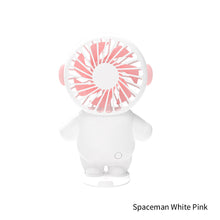 Load image into Gallery viewer, Portable USB Chargeable Mini Fan Handheld Fans with Base Summer Outdoor 3 Speed Adjustable Air Cooling Fan with Phone Holder