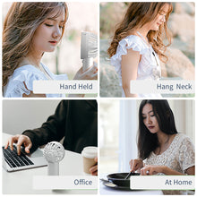 Load image into Gallery viewer, Portable Mini Fan Handheld Fans Battery Powered Summer Outdoor Air Cooling Fan Silent Pocket Cooling Fan Office Student Dormitory