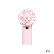 Load image into Gallery viewer, Portable Mini Fan Handheld Fans Battery Powered Summer Outdoor Air Cooling Fan Silent Pocket Cooling Fan Office Student Dormitory
