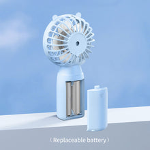 Load image into Gallery viewer, Handheld Mini Fan Portable Desktop USB Charging Fan Summer Air Cooling Fan Silent Pocket Cooling Fan for Office Student Dormitory