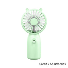 Load image into Gallery viewer, Handheld Mini Fan Portable Desktop USB Charging Fan Summer Air Cooling Fan Silent Pocket Cooling Fan for Office Student Dormitory