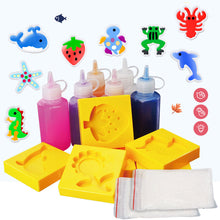 Load image into Gallery viewer, Kids Handmade DIY Magic Water Elves Kit Set Toys Craft Painting Stickers Ocean Mold Magic Water Elf Education Montessori Toy