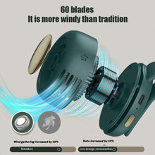 Load image into Gallery viewer, Outdoor Portable Lazy Clip-On Hanging Waist Small Whirlwind Fan USB Rechargeable Silent Mini Fan