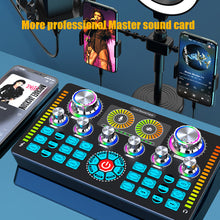 Load image into Gallery viewer, Sound Card Q7 Live Mixer Noise Reduction Mixers for Computer Smartphone Tablet