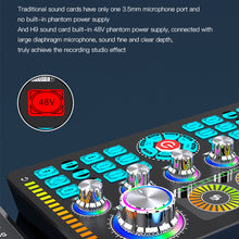 Load image into Gallery viewer, Sound Card Q7 Live Mixer Noise Reduction Mixers for Computer Smartphone Tablet