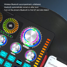 Load image into Gallery viewer, Sound Card Q7 Live Mixer Noise Reduction Mixers for Computer Smartphone Tablet