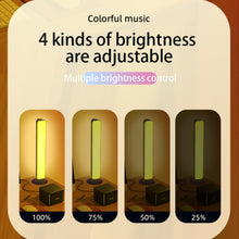 Load image into Gallery viewer, Music Light Bar Bluetooth RGB Desk Atmosphere Lamp 2pack Game TV Wall Computer Decoration Music Rhythm Night Light