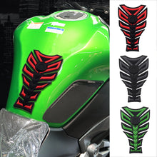 Load image into Gallery viewer, 3D Motorcycle Rubber Sticker Gas Fuel Oil Tank Pad Protector Cover Decals Case Fish Bone Style for Honda Kawasaki Suzuki