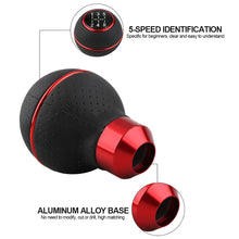 Load image into Gallery viewer, Aluminium 5 Speed Car Gear Shift Knob For Manual Transmission Automatic Gear level Knob Shift Lever with M8 M10 M12 Adapter