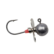 Load image into Gallery viewer, Spinpoler Fishing Jig Heads With Propeller Round Ball Fishhook Crappie Walleye Jigs Heads Hooks