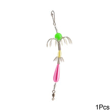 Load image into Gallery viewer, 1/5/10Pcs Squid Hook Squid Jigs Sea Fishing Octopus Hook Luminous Squid Umbrella Hook Fishing Lure Calamary Bait Catcher