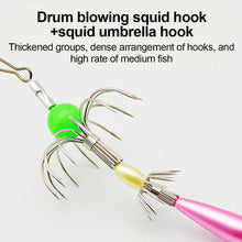 Load image into Gallery viewer, 1/5/10Pcs Squid Hook Squid Jigs Sea Fishing Octopus Hook Luminous Squid Umbrella Hook Fishing Lure Calamary Bait Catcher