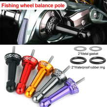 Load image into Gallery viewer, Aluminium Alloy Spinning Reel Stand Lightweight Balancer Fishing Reel Spinning Handle Stabilizer