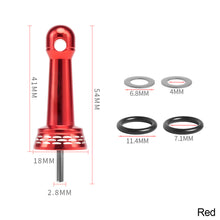 Load image into Gallery viewer, Aluminium Alloy Spinning Reel Stand Lightweight Balancer Fishing Reel Spinning Handle Stabilizer