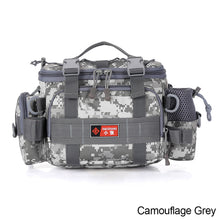 Load image into Gallery viewer, Outdoor Waterproof Fish Lures Gear Storage Waist Pack Multifunctional Fishing Tackle Bags Single Shoulder Crossbody Fishing Bag