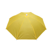 Load image into Gallery viewer, 55cm Portable Rain Umbrella Hat Foldable Outdoor Fishing Anti-Sun Waterproof Umbrella Camping Head Cap Beach Head Hats