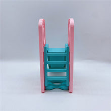 Load image into Gallery viewer, Macaron Color Swing &Slippery Slide Set for Kid Doll Kids Pretand Play Toys Girls Gifts Accessories