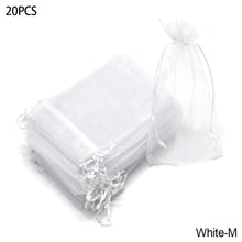 Load image into Gallery viewer, 20PCS Grape Fruit Protection Bags Garden Drawstring Netting Mesh Bags Anti-Bird For Plant Fruit Trees Organza Bags