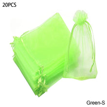 Load image into Gallery viewer, 20PCS Grape Fruit Protection Bags Garden Drawstring Netting Mesh Bags Anti-Bird For Plant Fruit Trees Organza Bags