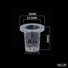 Load image into Gallery viewer, 50Pcs Hydroponic colonization Mesh Pot Net Cup Basket Hydroponic Aeroponic Planting Grow Clone Nursery Plant Soilless