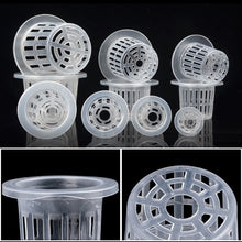 Load image into Gallery viewer, 50Pcs Hydroponic colonization Mesh Pot Net Cup Basket Hydroponic Aeroponic Planting Grow Clone Nursery Plant Soilless