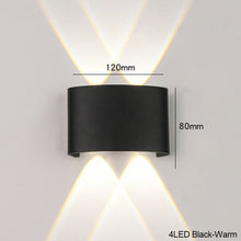 Load image into Gallery viewer, Outdoor Waterproof Led Wall Light Minimalist Modern Home Decoration Up Down Light For Living Room Bedroom Garden