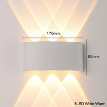 Load image into Gallery viewer, Outdoor Waterproof Led Wall Light Minimalist Modern Home Decoration Up Down Light For Living Room Bedroom Garden