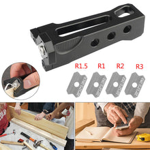 Load image into Gallery viewer, Woodworking Blade Edge Corner Planer Edge Banding Arc Trimming Manual Planer Wood Chamfering Fillet Scraper Board Deburring Tool