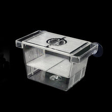 Load image into Gallery viewer, Double-Deck Clear Fish Breeding Isolation Box Aquarium Breeder Fish Tank Hatching Incubator Fish House Home