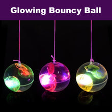 Load image into Gallery viewer, Glowing Bouncy Ball Colorful Flash Jumping Ball Children Luminous Toys Kids LED Glitter Elastic Ball Lato Lato Toys