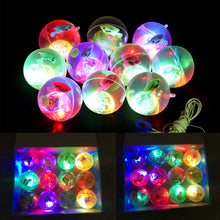 Load image into Gallery viewer, Glowing Bouncy Ball Colorful Flash Jumping Ball Children Luminous Toys Kids LED Glitter Elastic Ball Lato Lato Toys
