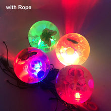 Load image into Gallery viewer, Glowing Bouncy Ball Colorful Flash Jumping Ball Children Luminous Toys Kids LED Glitter Elastic Ball Lato Lato Toys