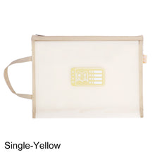 Load image into Gallery viewer, Transparent PVC Mesh Subject Bag for Students Subject Classification Document Bag A4 Test Paper Storage Bag Textbook